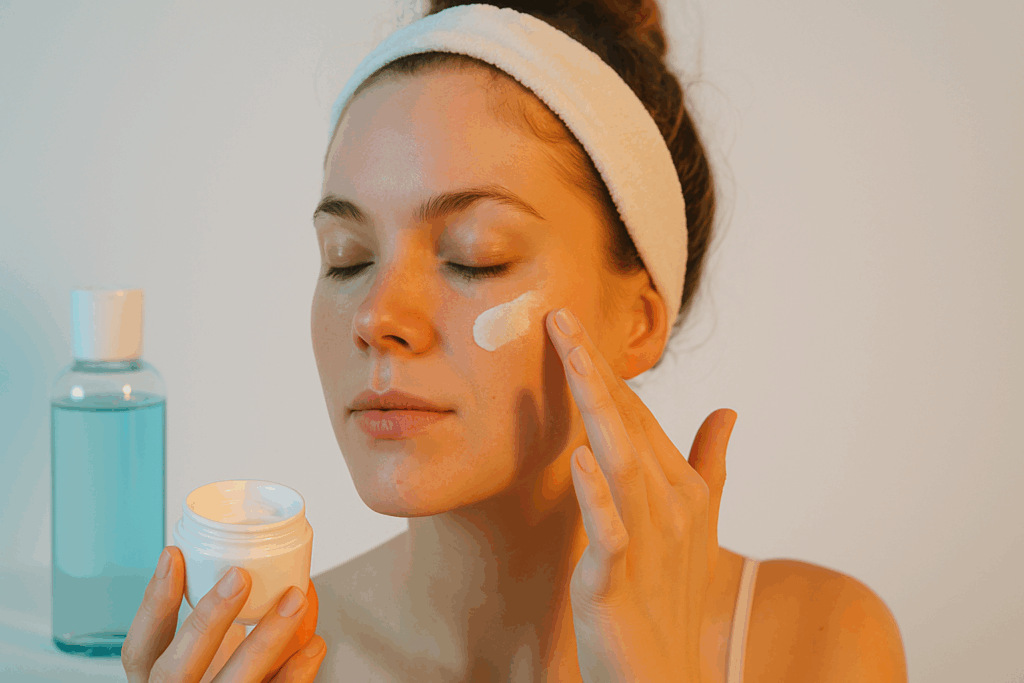 skincare product layering